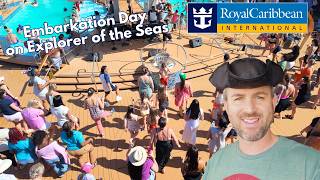 Royal Caribbean Explorer of the Seas Embarkation Day - Definitely Not a Carnival Sail Away Party