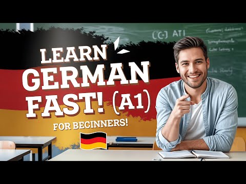 Learn German FAST for Beginners (A1 Level) – Full Lesson 1!