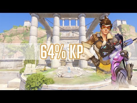 Overwatch - Dafran Tracer 64% Kill Participation & Popping Off Widowmaker