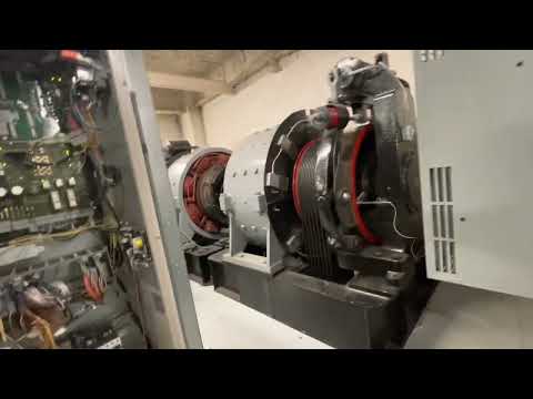 Schindler 6400 Traction Service Elevators @ Erieview Tower + Machine Room!