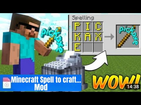 Seraj Playz - MINECRAFT BUT I HAVE TO SPELL TO CRAFT MOD DOWNLOAD LINK || MEDIAFIRE LINK ||
