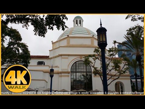 Walking Tour of Westwood Village, Los Angeles [4K]