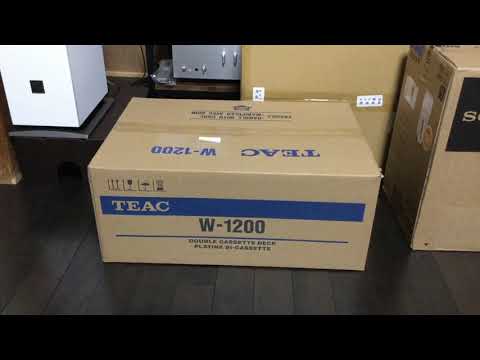 TEAC W-1200 Double Cassette Deck Sony SS-CS5 Bookshelf Speakers Mystery Box Review Trailer