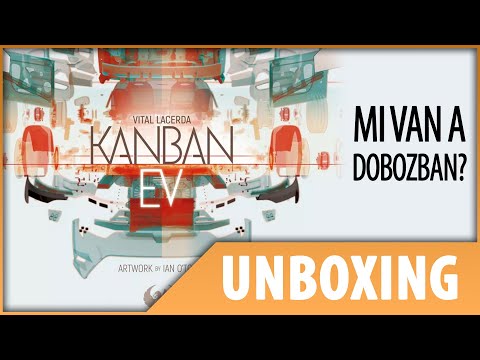Kanban EV társasjáték unboxing // mi van a dobozban? - :: DRAFT :: Társasjáték vlog