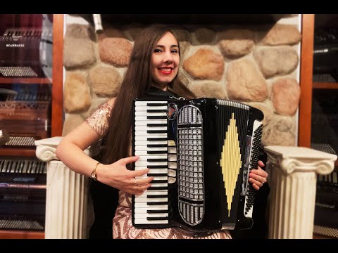 6191 - Black Verini Bros Castelfidardo Piano Accordion LM 41 120 $799