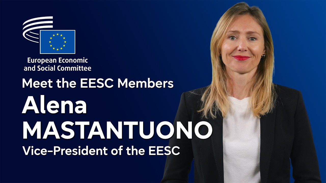Alena Mastantuono, Vice-President of the EESC | Meet the EESC Members