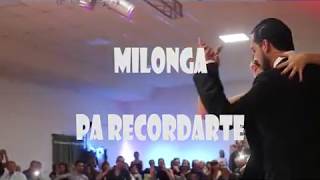 Noelia Hurtado y Facundo de la Cruz en Milonga Pa Recordarte junto a La Orsay