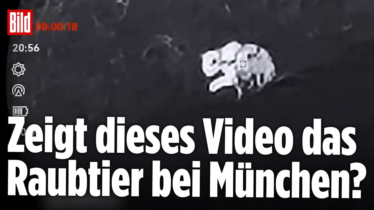 RAUBKATZE BEI MÜNCHEN: Polizei jagt Puma mit Hubschrauber und Drohnen