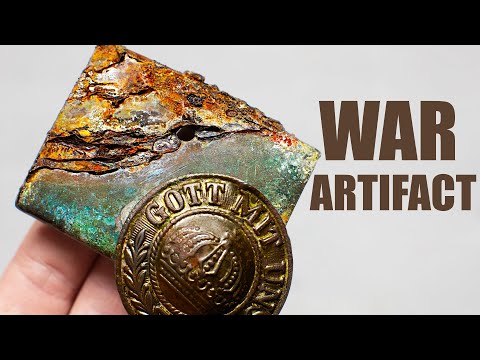 WWI German Buckle Restoration. M1895 Prussian Soldier Buckle