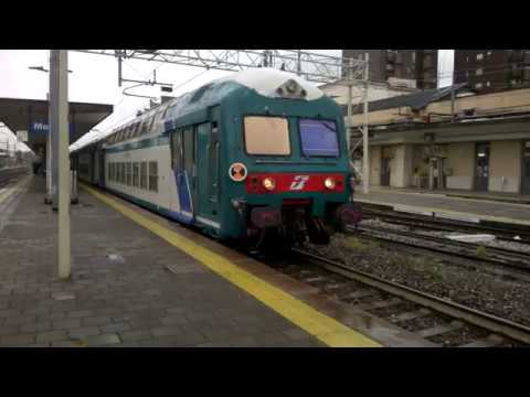 E464 079+5 2 piani, E484 021 SBB+merci - Monza 26/04/2017