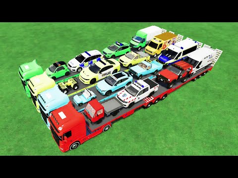 LOAD & TRANSPORT WATERMELONS & CARS WITH CLAAS WHEEL LOADERS - Farming Simulator 22