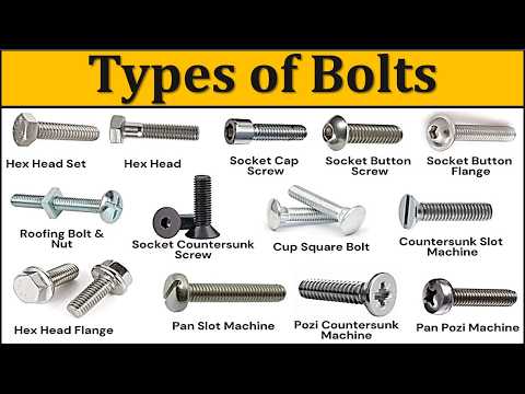 Types of Bolts
