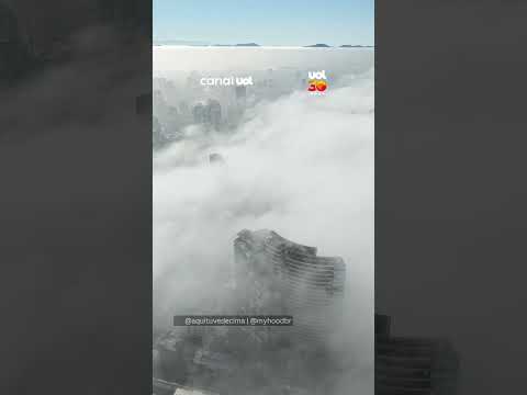 Baixada Santista amanhece coberta por neblina pelo segundo dia seguido