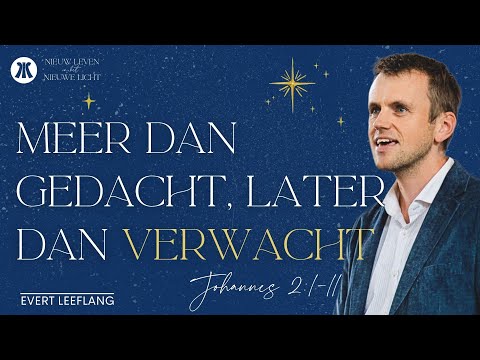 Meer dan gedacht, later dan verwacht | Evert Leeflang | De Meerkerk 14 december 2025