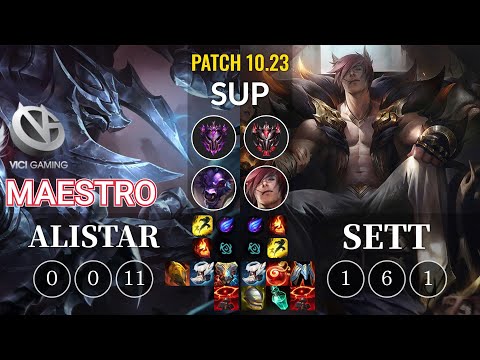 VG Maestro Alistar vs Sett Sup - KR Patch 10.23