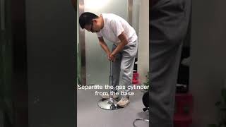 How to disassemble a barstool