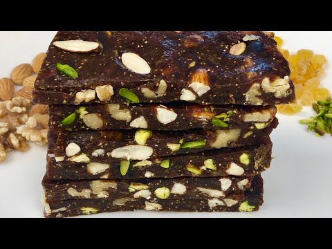 Healthy Energy Bars خرما با خسته باب با انرژی و با پروتین Sugar Free Protein Bars Recipe