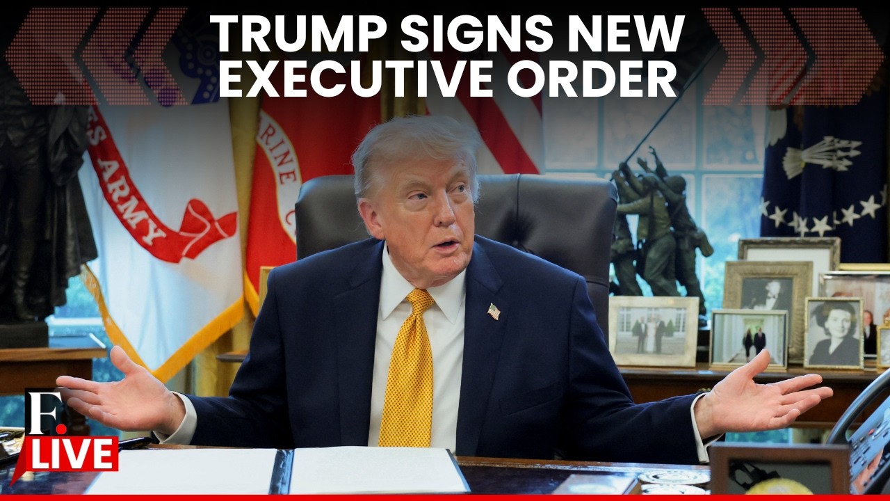 LIVE: U.S. President Donald Trump Signs New Executive Order | N18G
