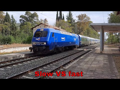 Trainose InterCities, slow VS fast