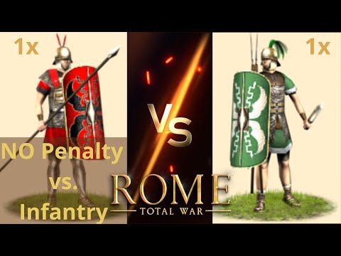 What if Triarii Did not Have Penalty vs. Infantry in Rome: Total War?