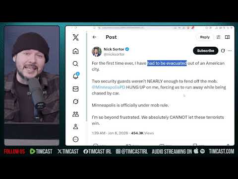 CONSERVATIVE CHASED BY LEFTISTS AFTER ICE SHOOTING, FORCED To Evacuate City