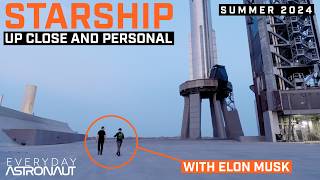 Join Elon Musk on a tour of Starship just before it launches! (w/ post launch interview)