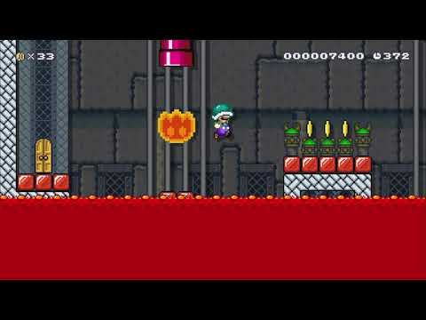 Hot Torture Chamber 7-2 by Achotoni - Super Mario Maker 2 - No Commentary 1by