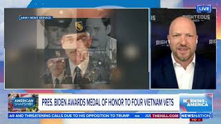 NEWSNATION - JULY 5, 2022 - BIDEN HONORS FOUR VIETNAM VETS