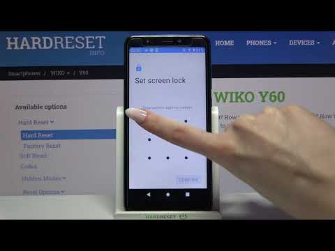 WIKO Y60 and Screen Lock Settings - Change Lock Method