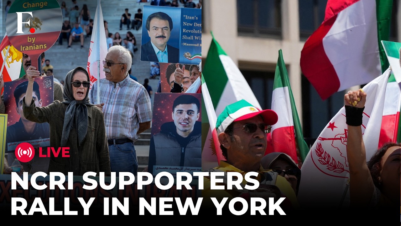 NCRI LIVE: National Council of Resistance of Iran Supporters Hold Rally in New York