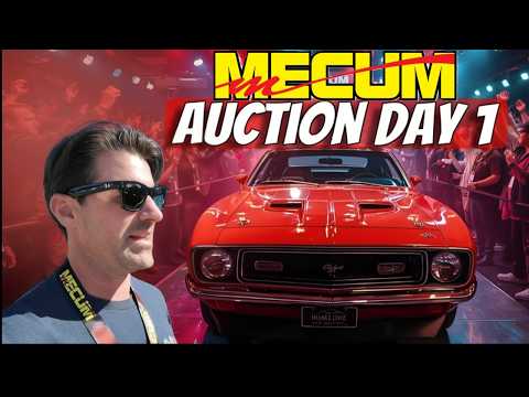 Finding the BEST DEALS on DAY 1 at the Mecum Auction  - Super Cars and Muscle Cars