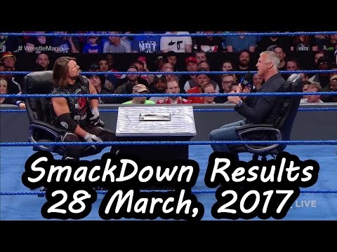 WWE SmackDown LIVE, March 28, 2017, Full Results and Spoilers (Highlights)