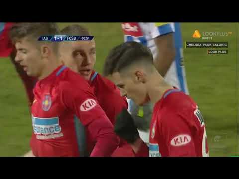 Poli Iasi - FCSB: 1 - 1 Dennis Man restabileste egalitatea - Liga 1 Etapa 16
