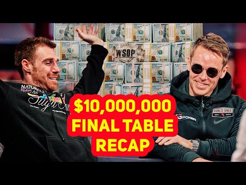 WSOP Main Event Final Table VLOG: Celebrations & Heart Break with $10,000,000 On the Line!
