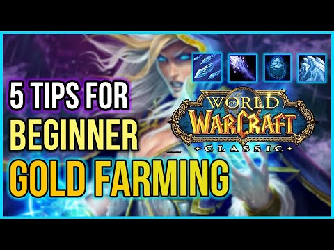 Classic WoW - 5 Tips for Entry Level Goldfarming/Dungeon Boosting/AoE Farming
