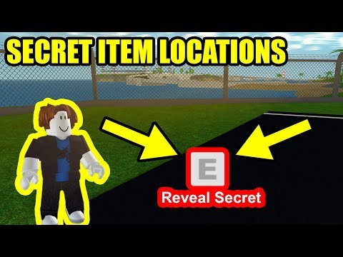 All 3 Secret Item Locations Roblox Mad City - 