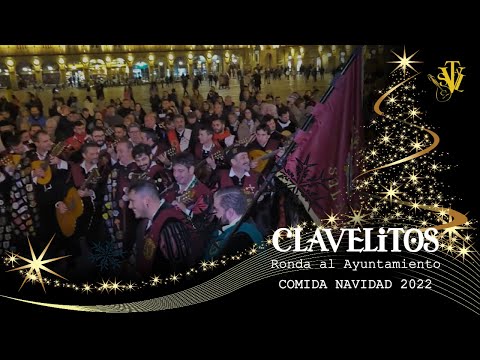 CLAVELITOS. Ronda Ayuntamiento Salamanca (26.11.2022). Tuna Universitaria de Salamanca.
