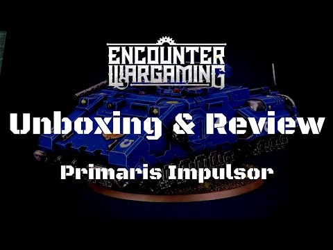 Space Marine Impulsor - Unboxing, Rules Review, Magnet Options, Size Comparison