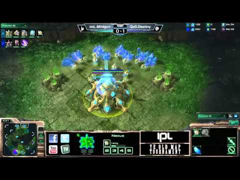 Destiny vs Minigun - Game 2 - YOMT Ro16 - StarCraft 2