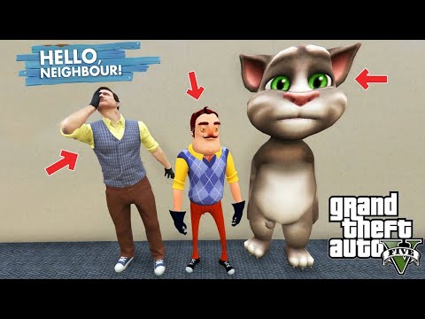 HELLO NEİGHBOR SAHTE WİLSONI YAKALADI (ESKİ EVİNE DÖNDÜ) - GTA 5 MODS