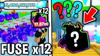 WHAT HAPPENS When You FUSE 12 RAINBOW PHANTOM WOLFS in Pet Simulator X