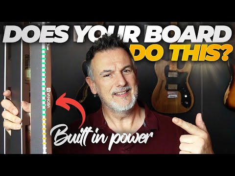 An AFFORDABLE Large pedalboard with BUILT IN POWER!