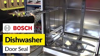 How to replace a dishwasher door seal on a Bosch dishwasher