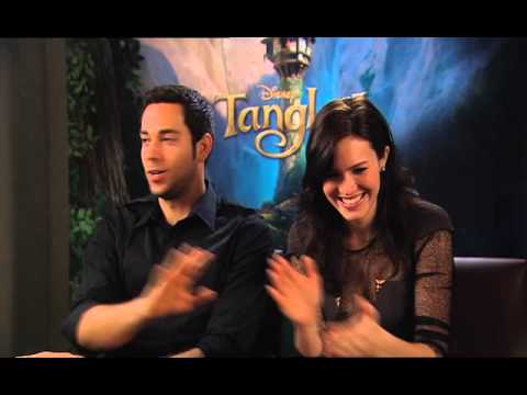 Tangled interviews Mandy Moore + Zachary Levi with Renee Brack h264