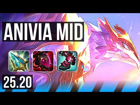 ANIVIA vs VIKTOR (MID) | 6/1/7, Dominating | EUW Master | 25.20