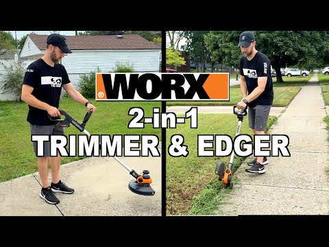 Testing Out the WORX String Trimmer 2 in 1 Trimmer and Edger Cordless GT3.0 20V