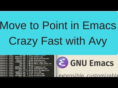 Emacs Avy Tutorial: Moving Around Emacs Buffers Quickly