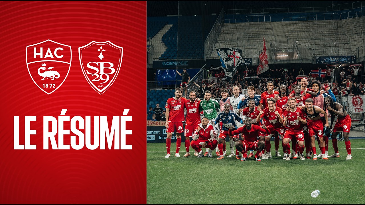 Le Havre AC 1 - 2 Stade Brestois 29 highlights