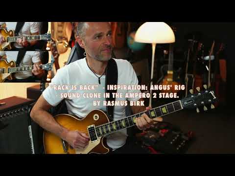"RACK IS BACK" - ORIGINAL TUNES & TONES by Rasmus Birk - 7 different guitartones & tunes.