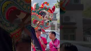麒麟の舞、香港の村の旧正月　※音あり#short